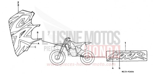 MARK (CR500RT) CR500RT de 1996